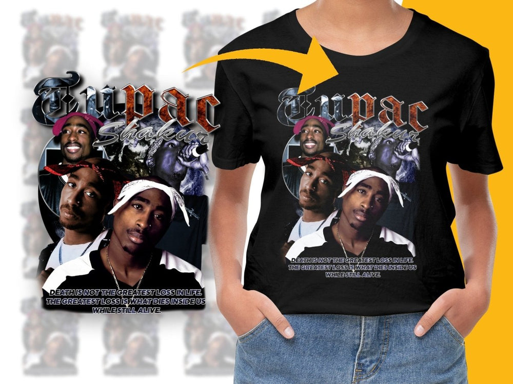 Tribute to Tupac Shakur Fashion Statement PNG File - Teepew