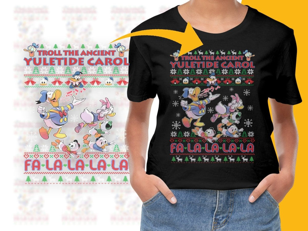 Troll The Ancient Yuletide Carol Duck PNG File - Teepew