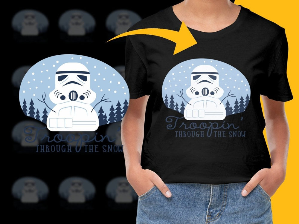 Troopin Through the Snow Christmas Graphic PNG File - Teepew