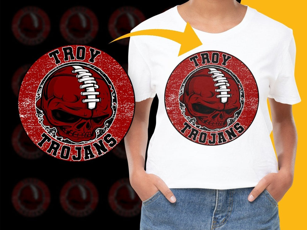 Troy Trojans NCAA College PNG File - Teepew