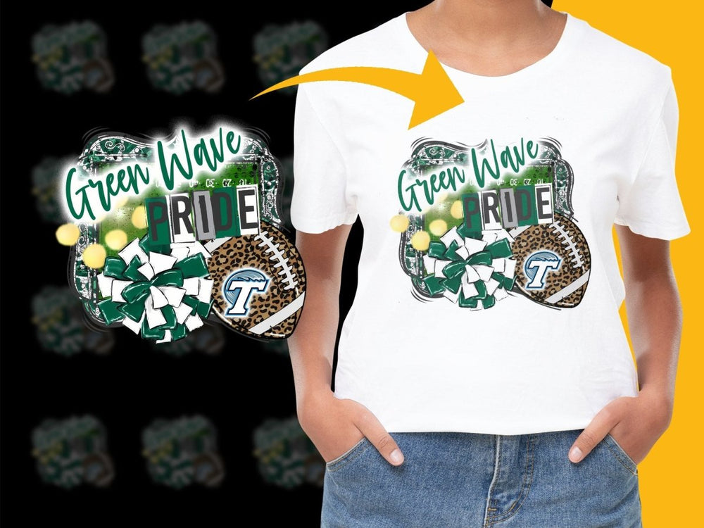 Tulane Green Wave NCAA College PNG File - Teepew