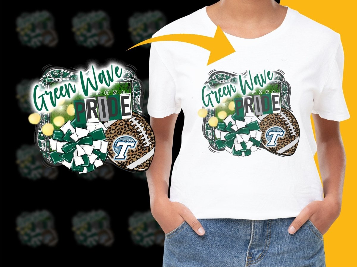 Tulane Green Wave NCAA College PNG File - Teepew