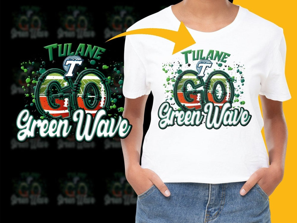 Tulane Green Wave NCAA College PNG File - Teepew