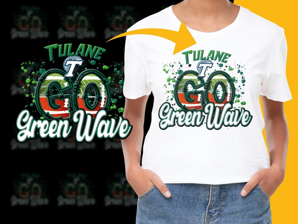 Tulane Green Wave NCAA College PNG File - Teepew