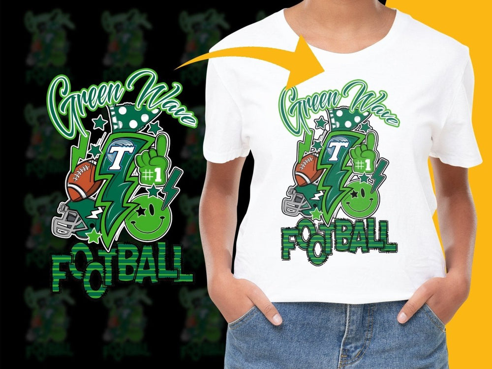 Tulane Green Wave NCAA College PNG File - Teepew