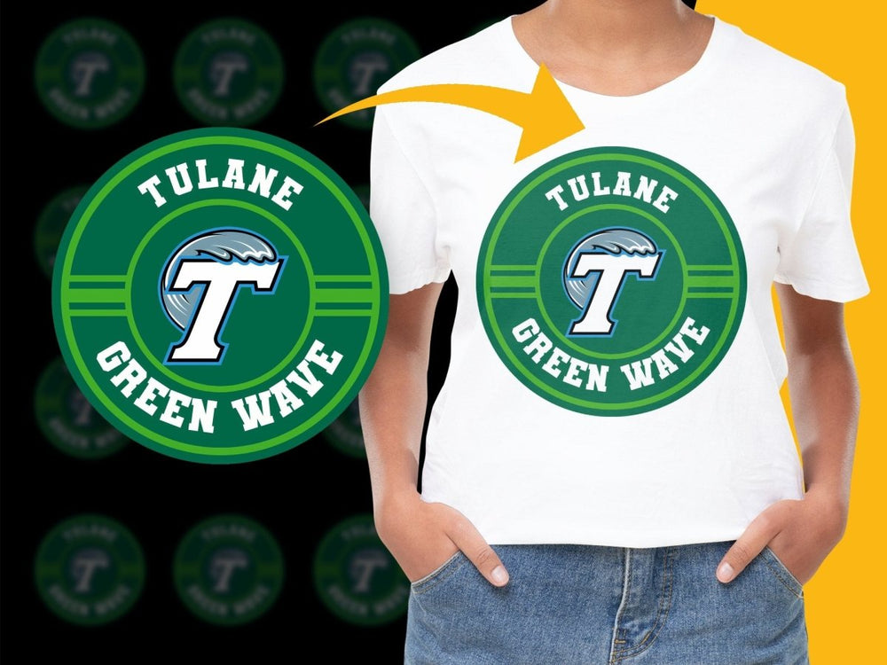 TULANE GREEN WAVE NCAA College PNG File - Teepew