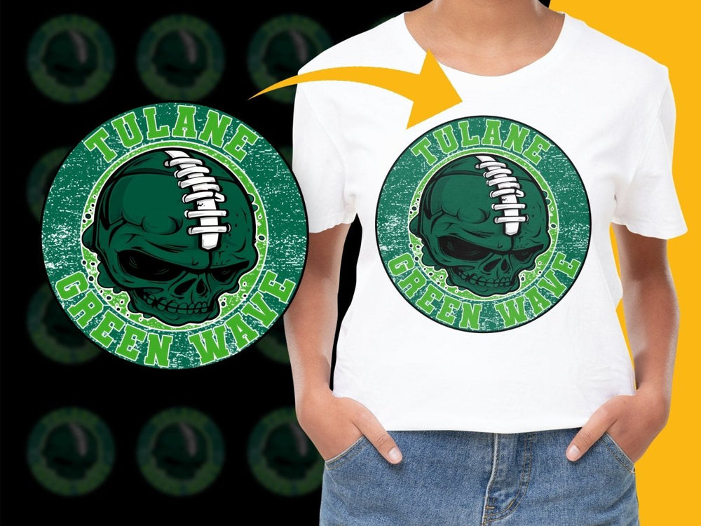 Tulane Green Wave NCAA College PNG File - Teepew