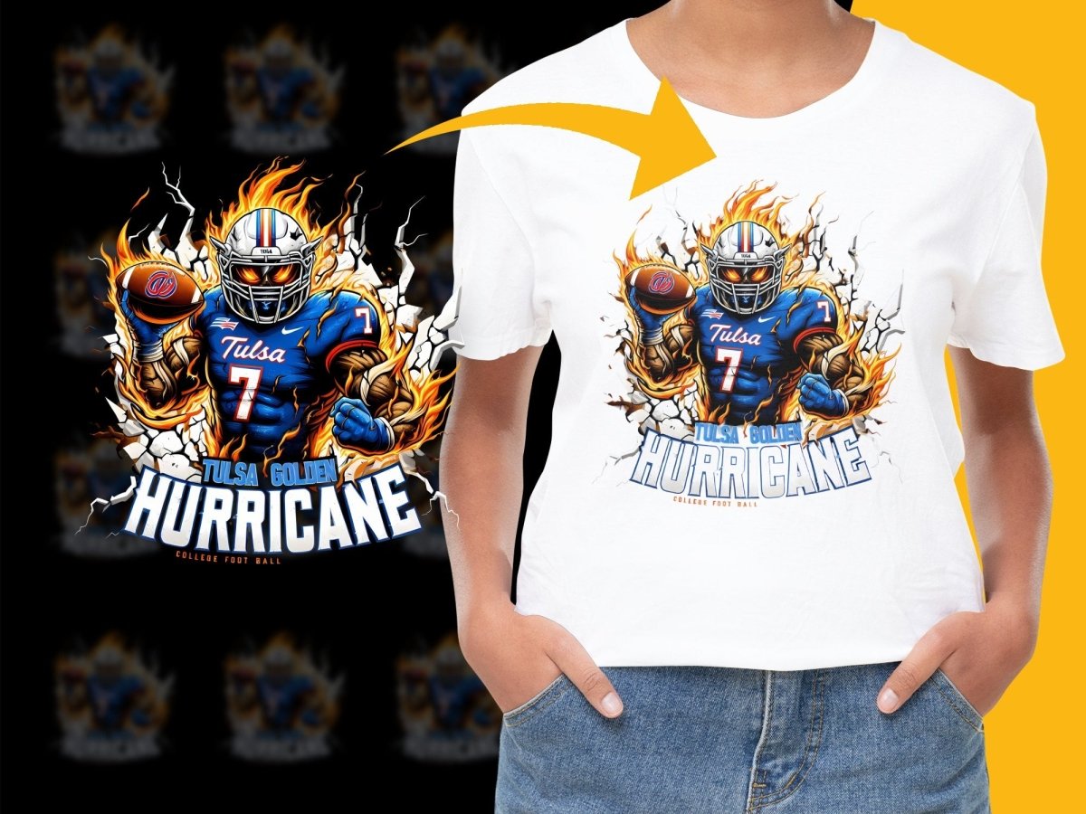 Tulsa Golden Hurricane College Football PNG File - Teepew