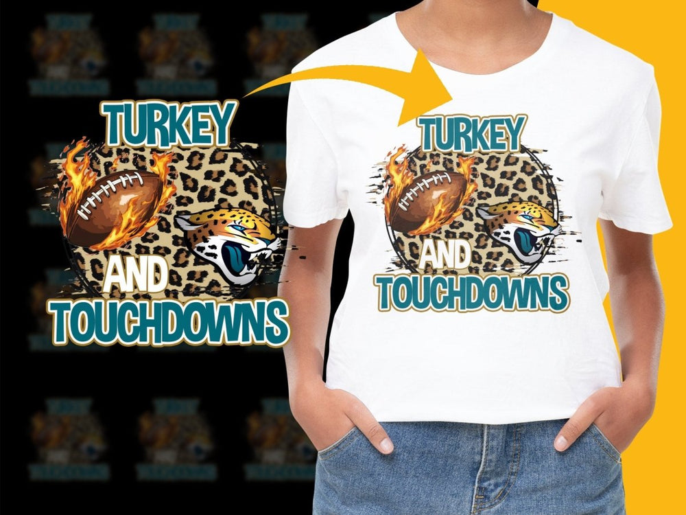 Turkey and Touchdowns Jacksonville Jaguars PNG File - Teepew
