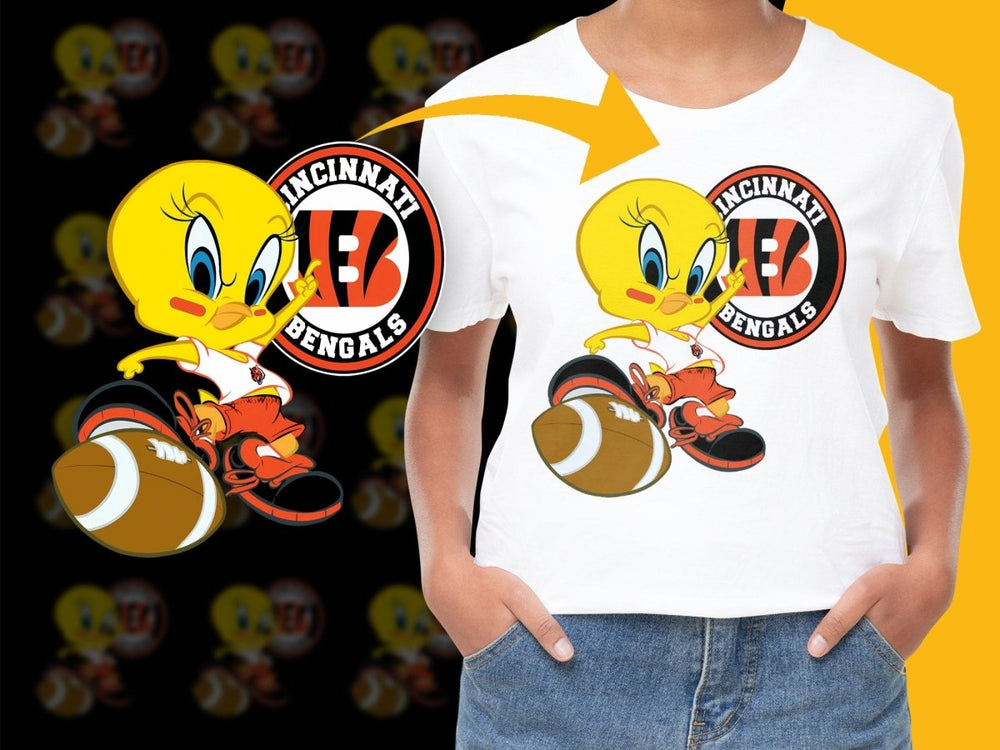 Tweety Bird Cincinnati Bengals Graphic PNG File - Teepew