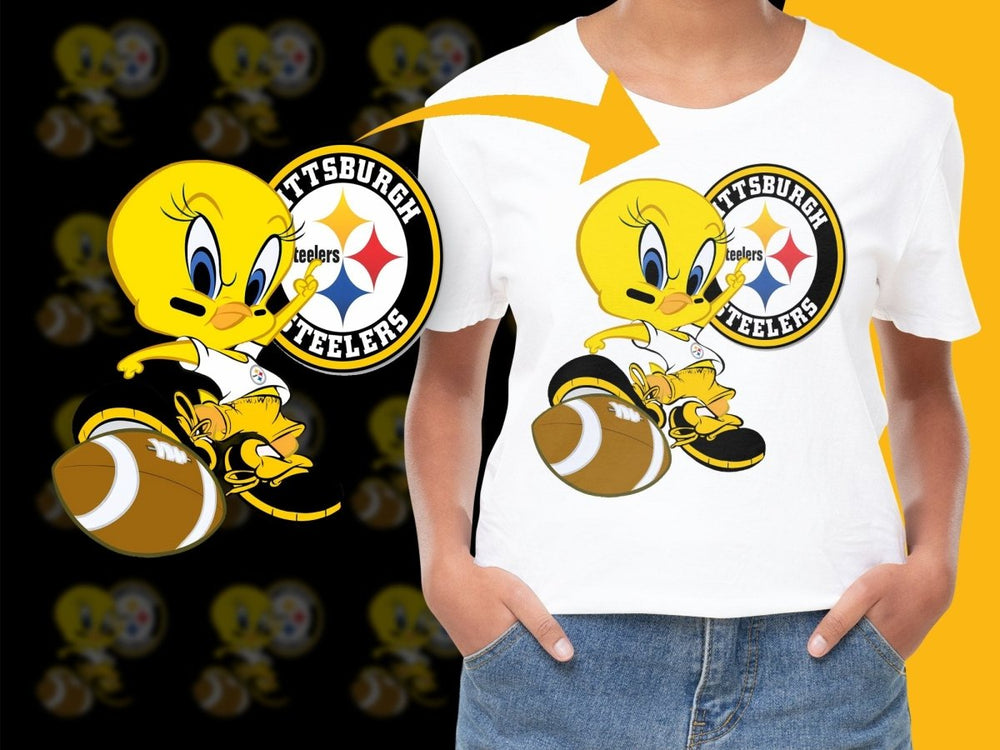 Tweety Bird Pittsburgh Steelers Themed PNG File - Teepew