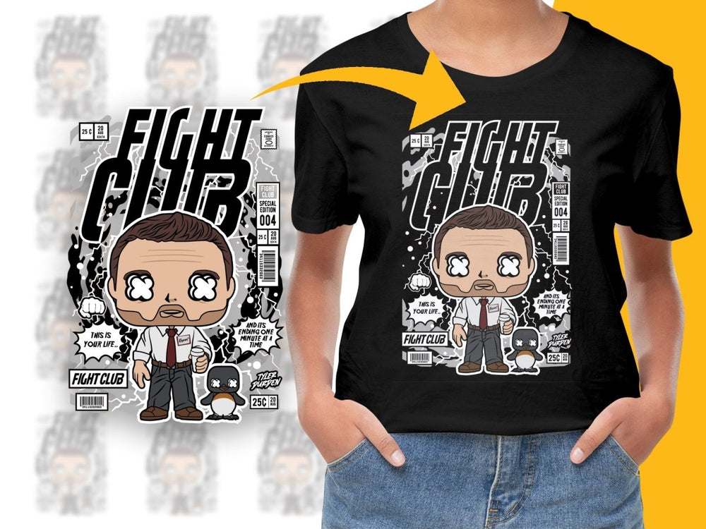 Tyler Durden FIght Club Popculture PNG File - Teepew