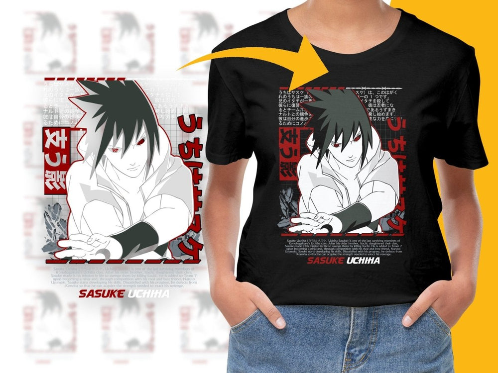 Uchiha Clan Sasuke Uchiha in Action Anime PNG File - Teepew