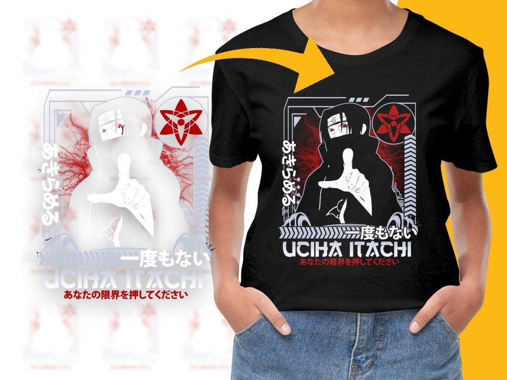 Uchiha Itachi Graphic Design Anime PNG File - Teepew
