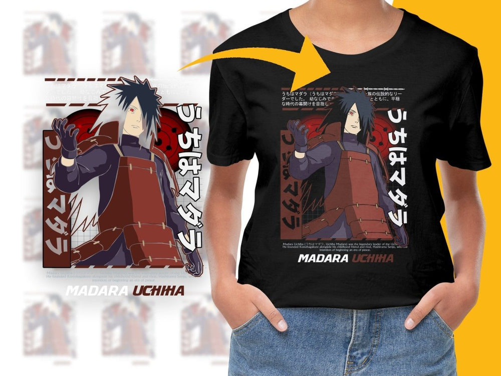 Uchiha Madara Anime Character Cool Graphic PNG File - Teepew