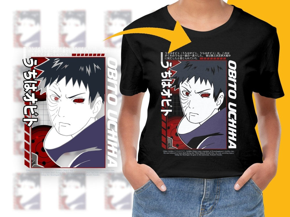 Uchiha Obito Anime Character Art Style Japanese PNG File - Teepew