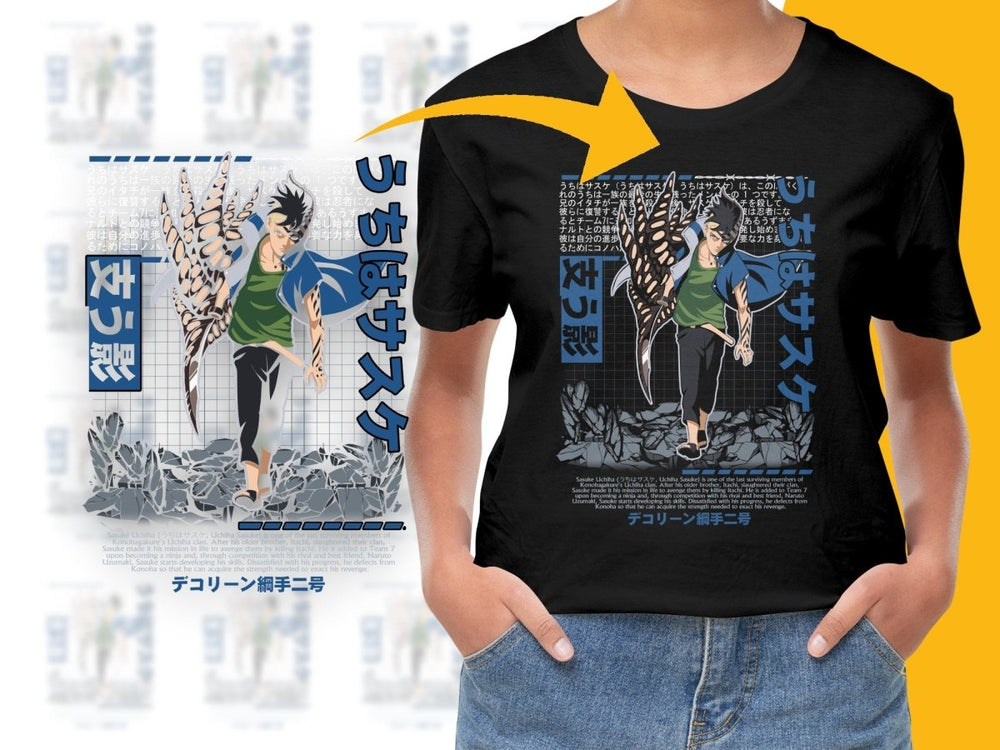 Uchiha Sasuke Naruto Shippuden Anime Graphic PNG File - Teepew