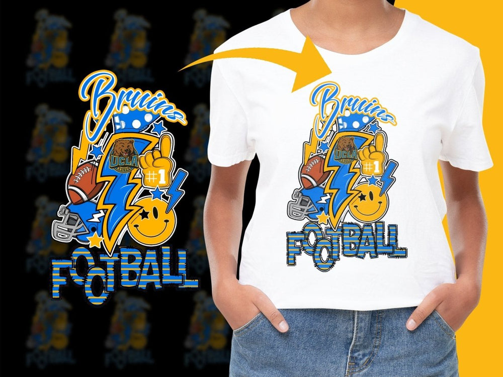 UCLA Bruins NCAA College PNG File - Teepew
