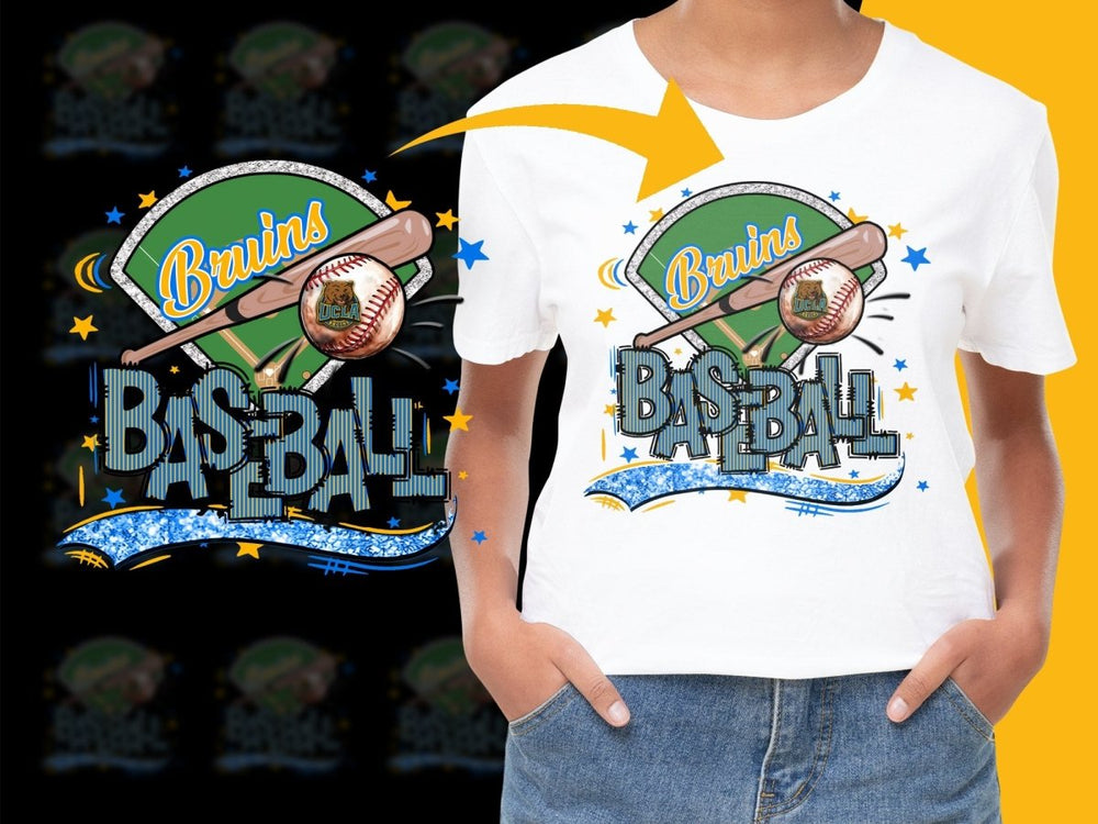UCLA Bruins NCAA College PNG File - Teepew