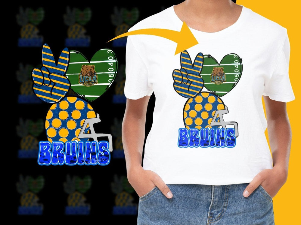 UCLA Bruins NCAA College PNG File - Teepew