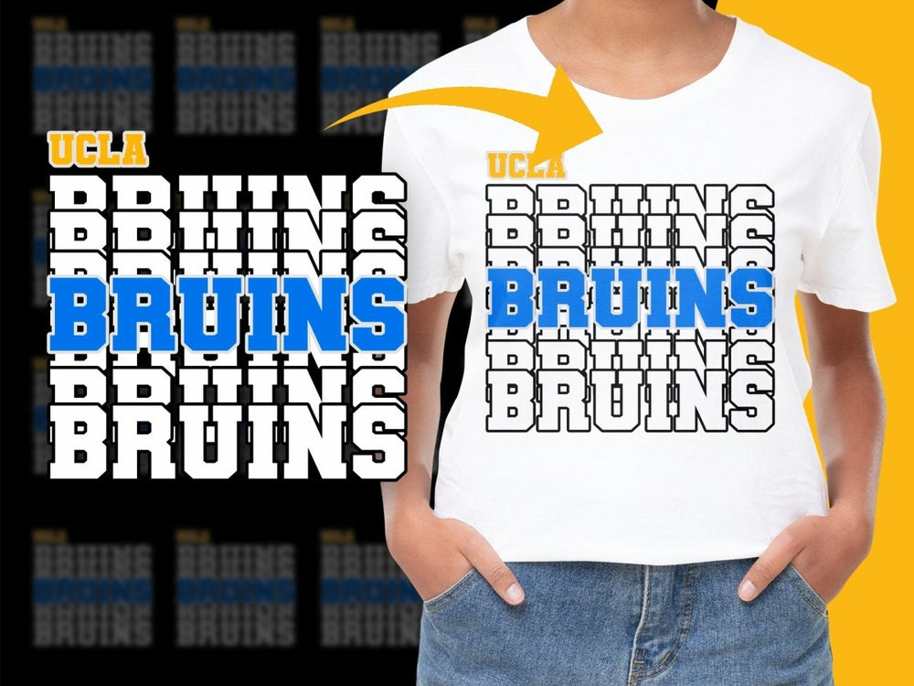 UCLA Bruins NCAA College PNG File - Teepew