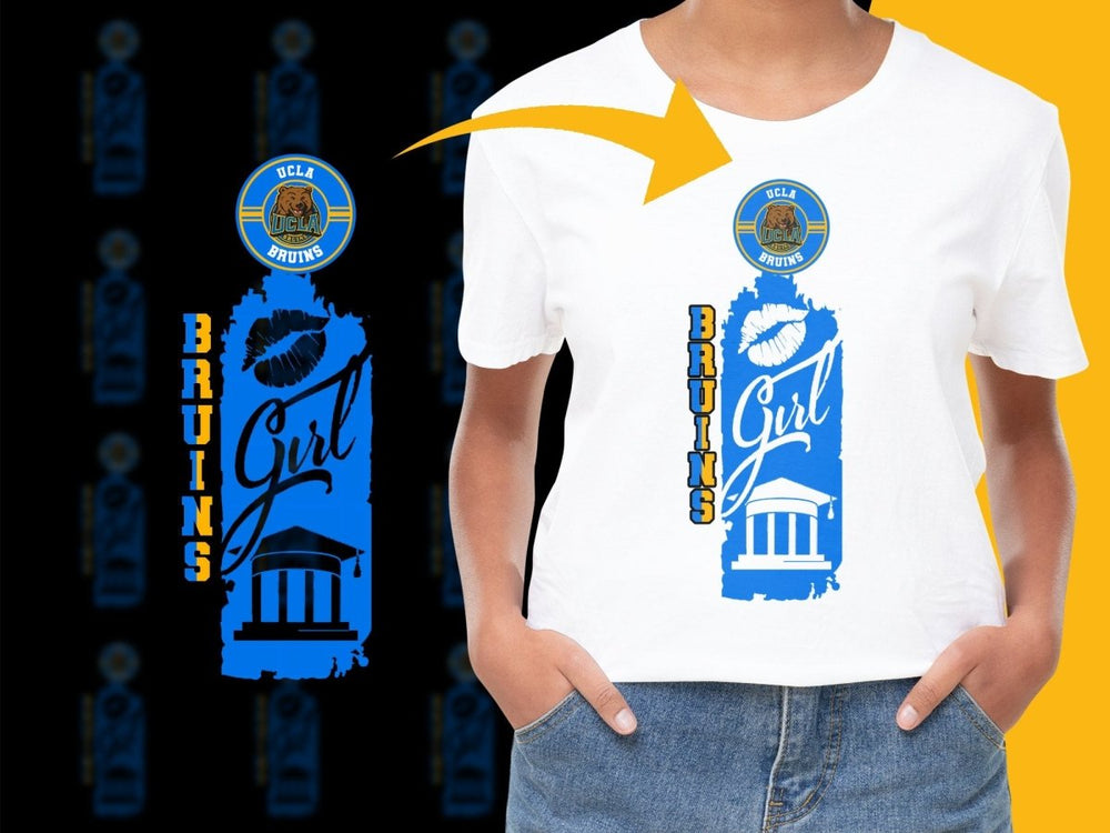 UCLA Bruins NCAA College PNG File - Teepew