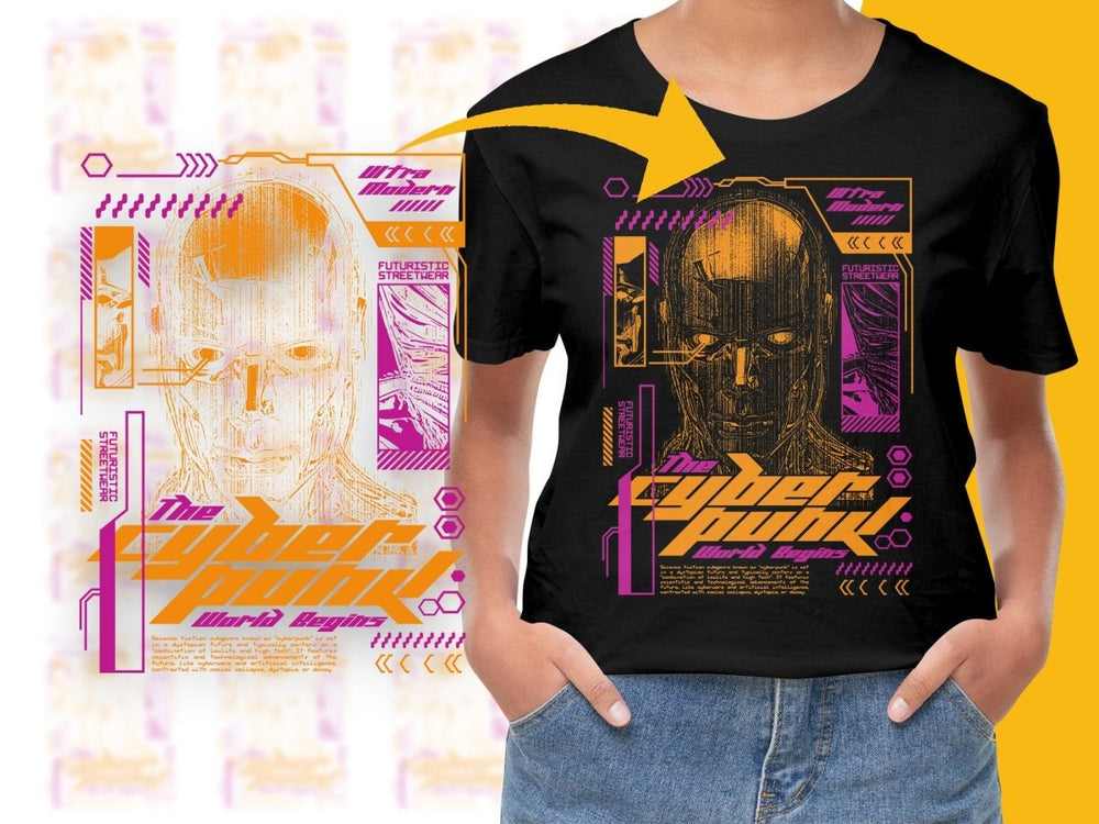 Ultra Modern Mind Futuristic Streetwear PNG File - Teepew