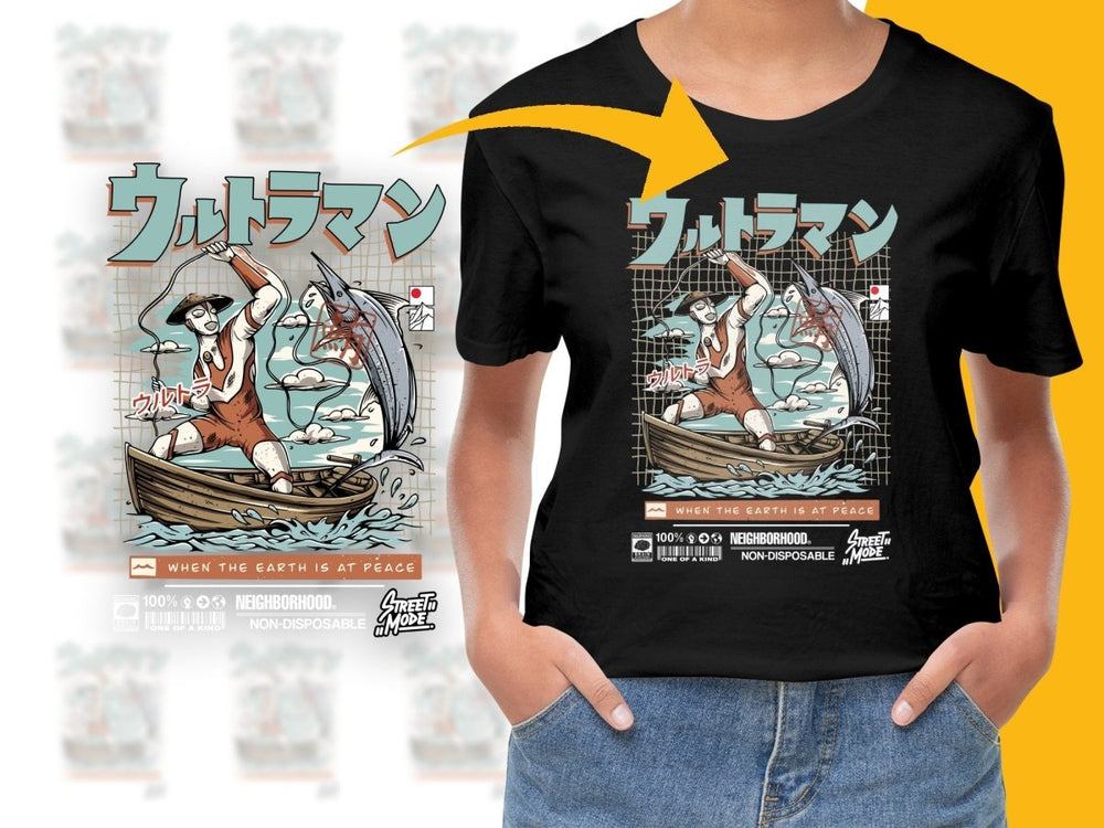 Ultraman Fisherman When the Earth is at Peace PNG File - Teepew