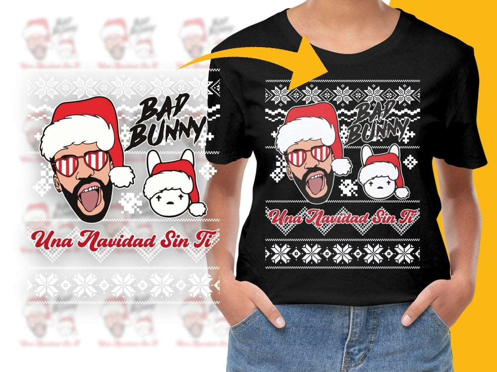 Una Navidad Sin Ti Bad Bunny Christmas PNG File - Teepew