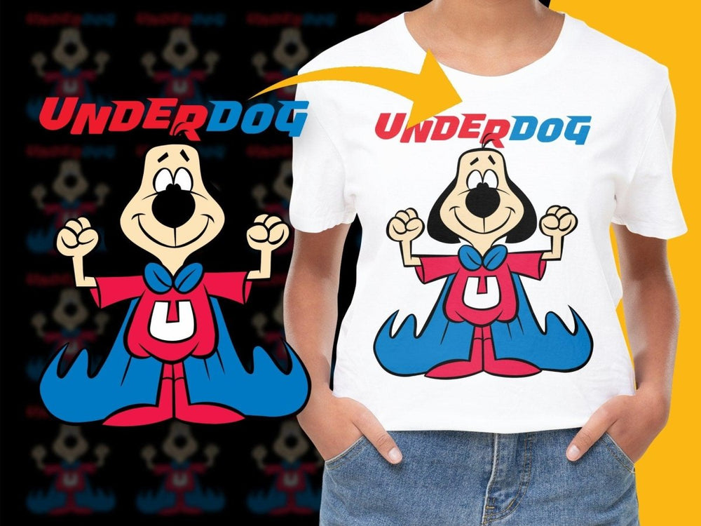 Underdog Cartoon Character Graphic Print PNG File - Teepew