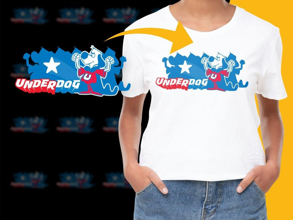 Underdog Logo Animated Graphic Design PNG File - Teepew