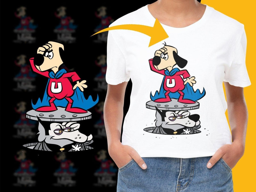 Underdog Standing on Wolf Print Graphic PNG File - Teepew
