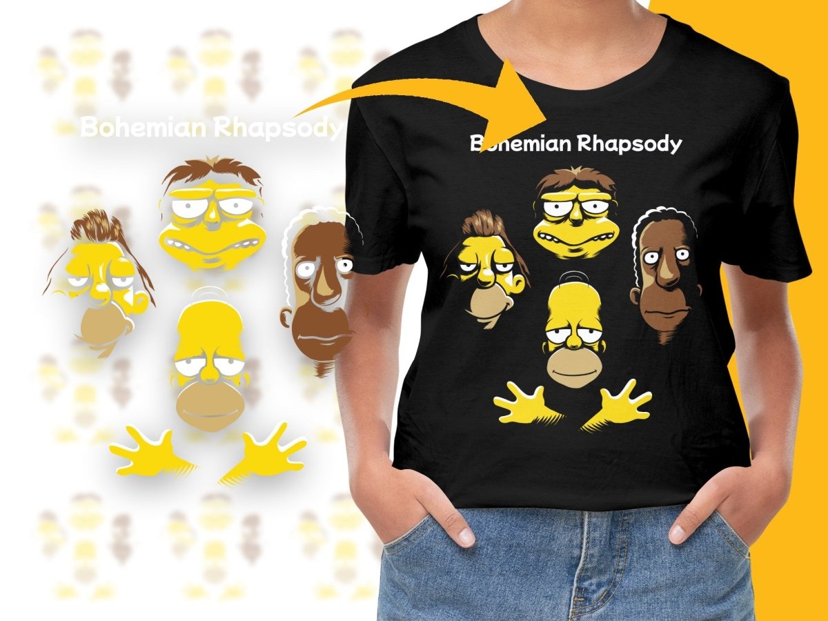 Unique Artistic Cartoon Faces Graphic PNG File - Teepew