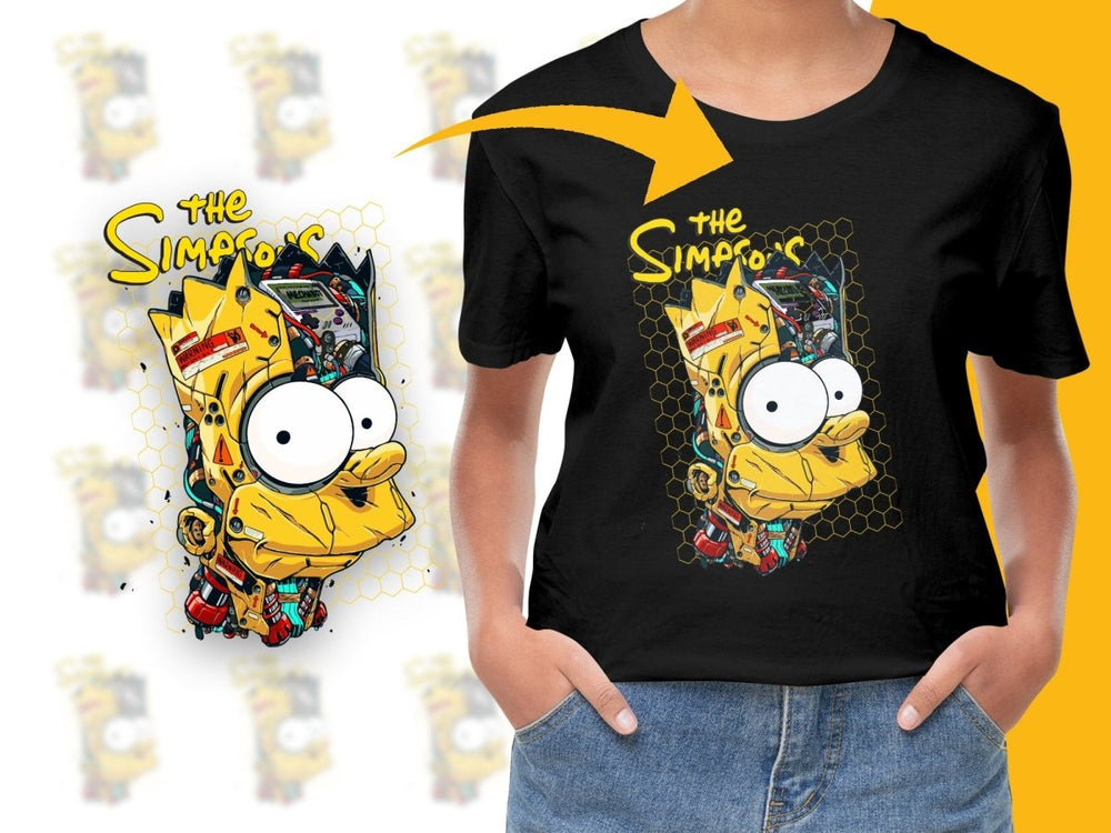 Unique Bart Simpson The Simpsons Tech Fusion PNG File - Teepew