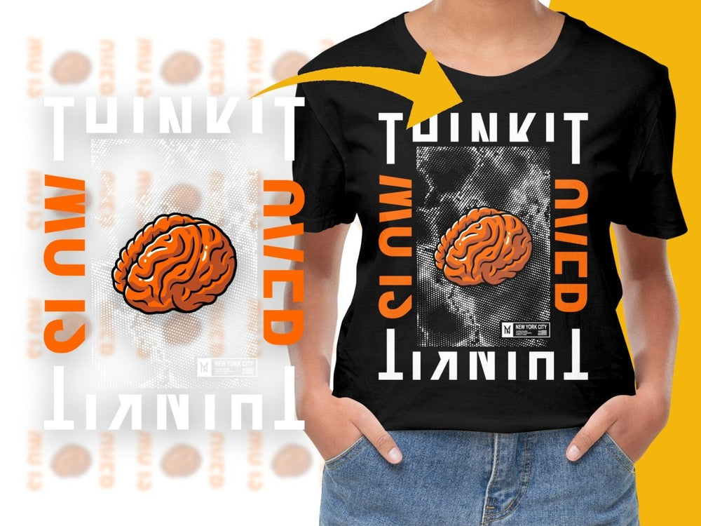 Unique Brain Design PNG File - Teepew