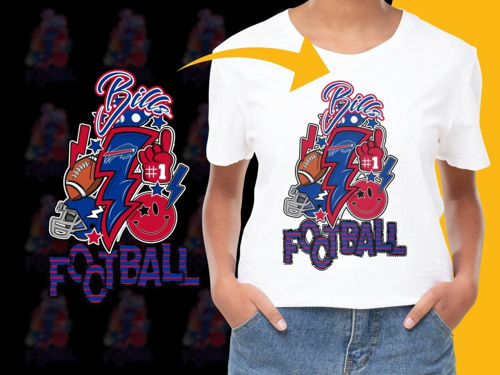 Unique Buffalo Bills Graphic Football PNG File - Teepew
