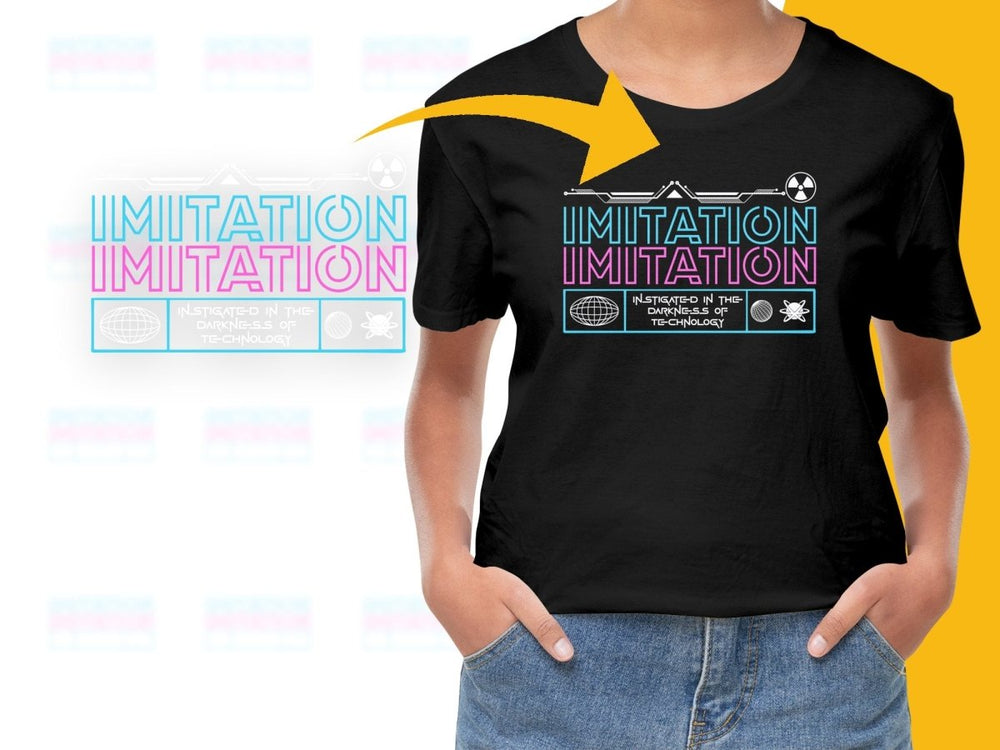 Unique Colorful Imitation Graphic PNG File - Teepew
