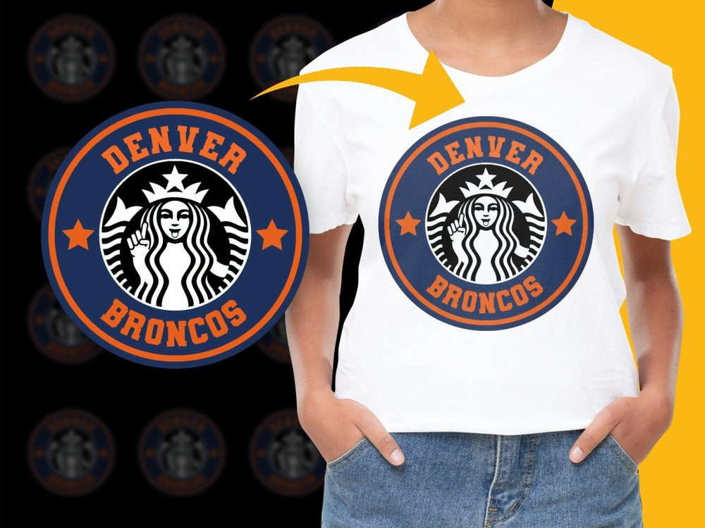 Unique Denver Broncos Inspired Graphic PNG File - Teepew