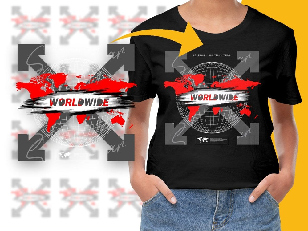 Unique Graphic Design Worldwide PNG File - Teepew