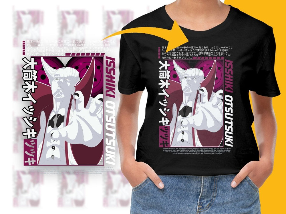 Unique Isshiki Otsutsuki Graphic Design PNG File - Teepew