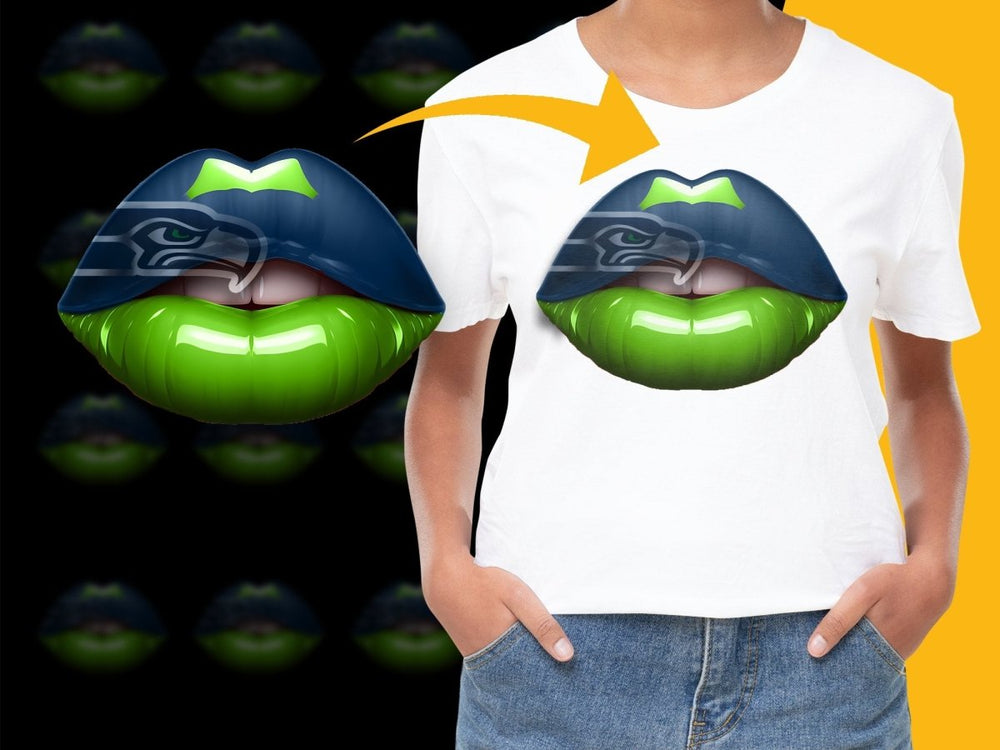 Unique Lips Design Seattle Seahawks Fan PNG File - Teepew