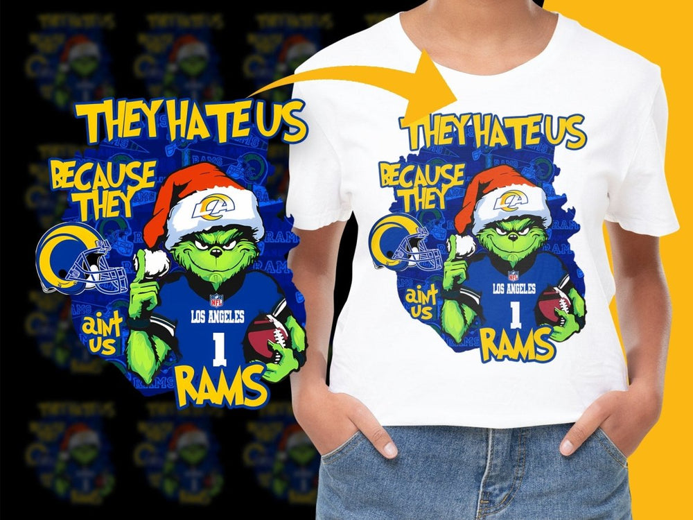 Unique Los Angeles Rams Themed Graphic PNG File - Teepew