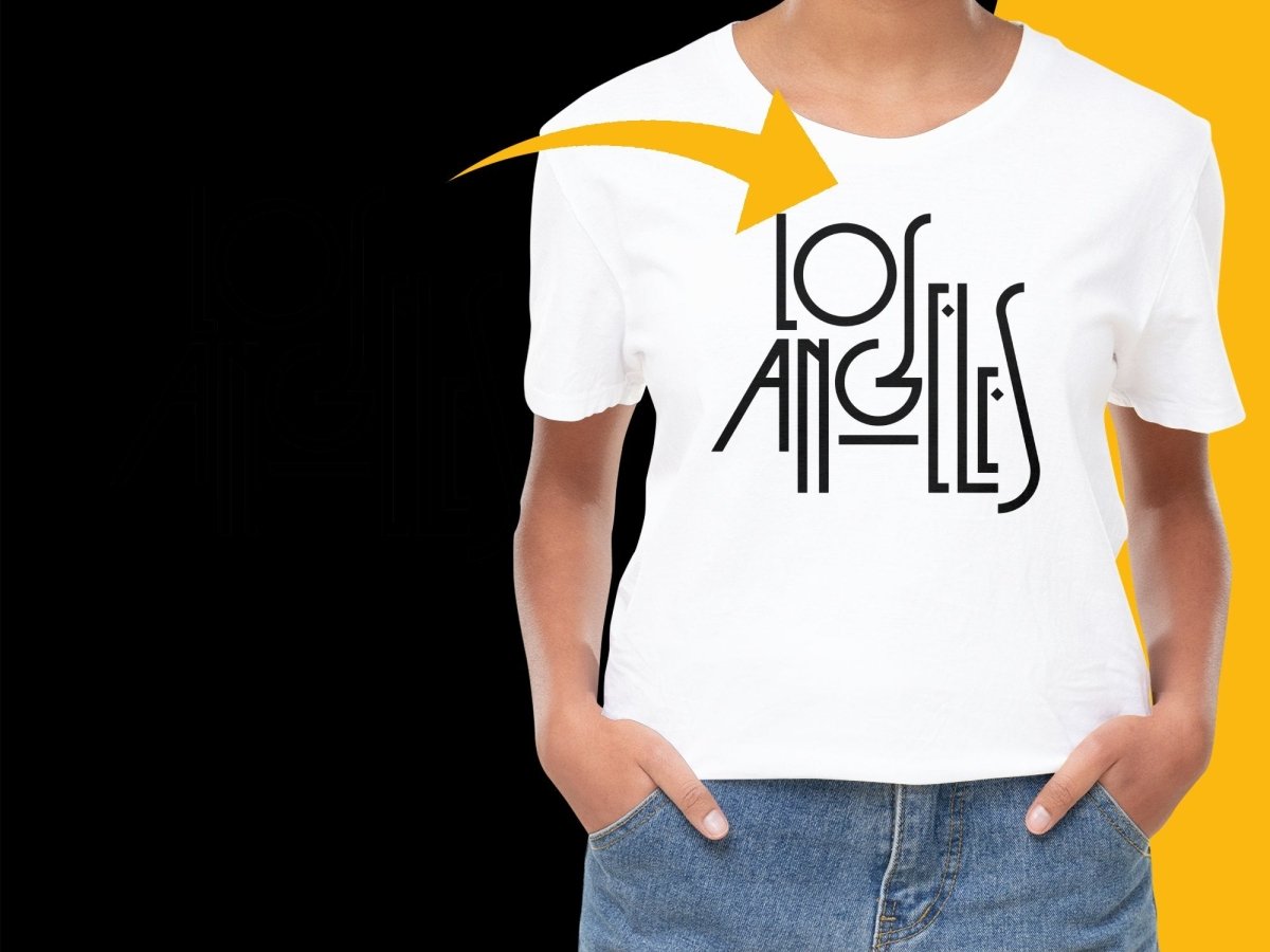 Unique Los Angeles Themed Retro Logo Design PNG File - Teepew