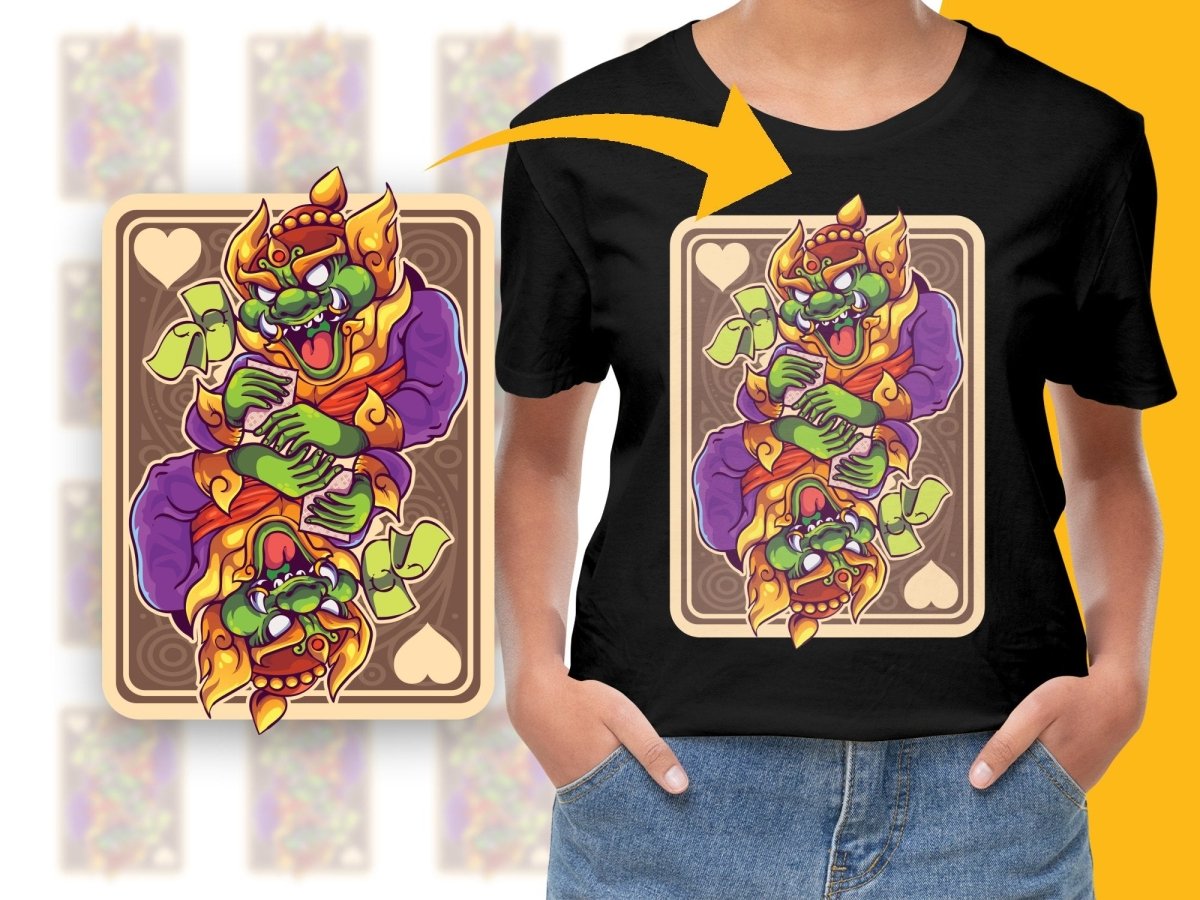 Unique Monster Playing Cards Graphic PNG File - Teepew