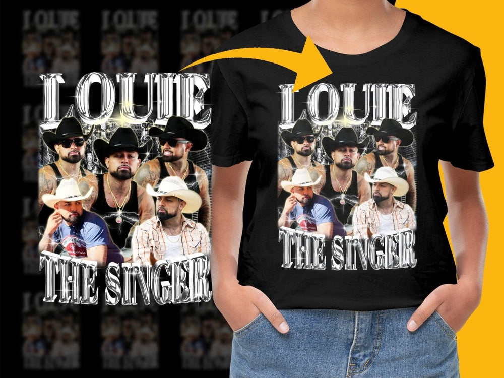 Unique Musician Louie The Singer Graphic PNG File - Teepew