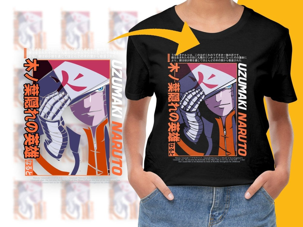 Unique Naruto Uzumaki Design Anime Graphic PNG File - Teepew