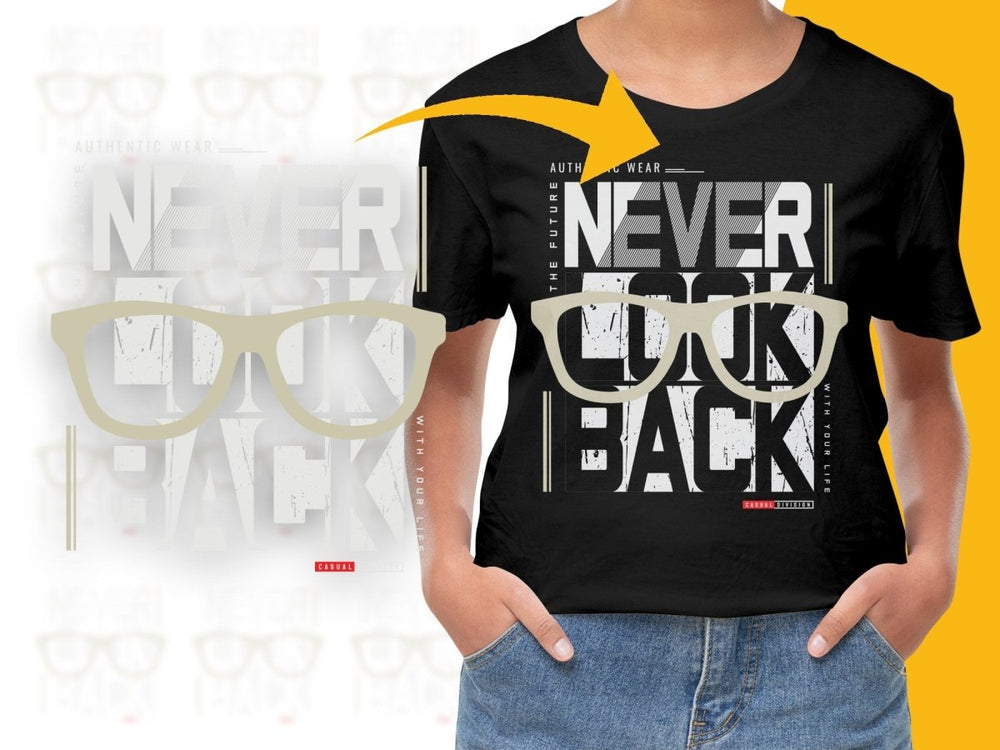 Unique Never Look Back Casual Division PNG File - Teepew