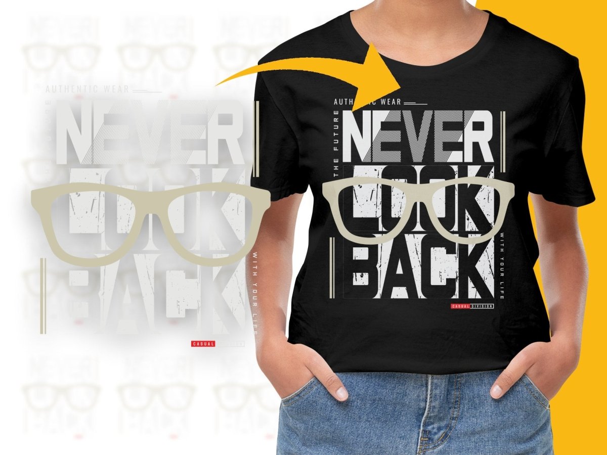 Unique Never Look Back Casual Division PNG File - Teepew