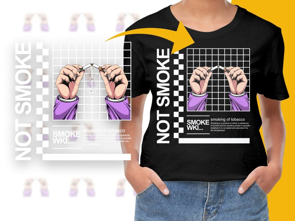 Unique Not Smoke Retro Design Graphic PNG File - Teepew