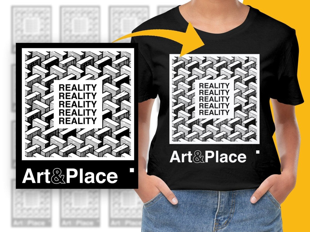 Unique Optical Illusion Art And Place PNG File - Teepew